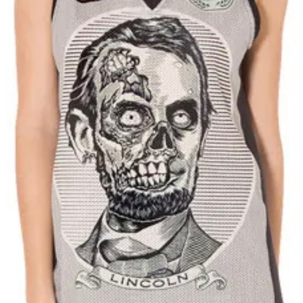 Zombraham Lincoln shooter -limited. Cut labels